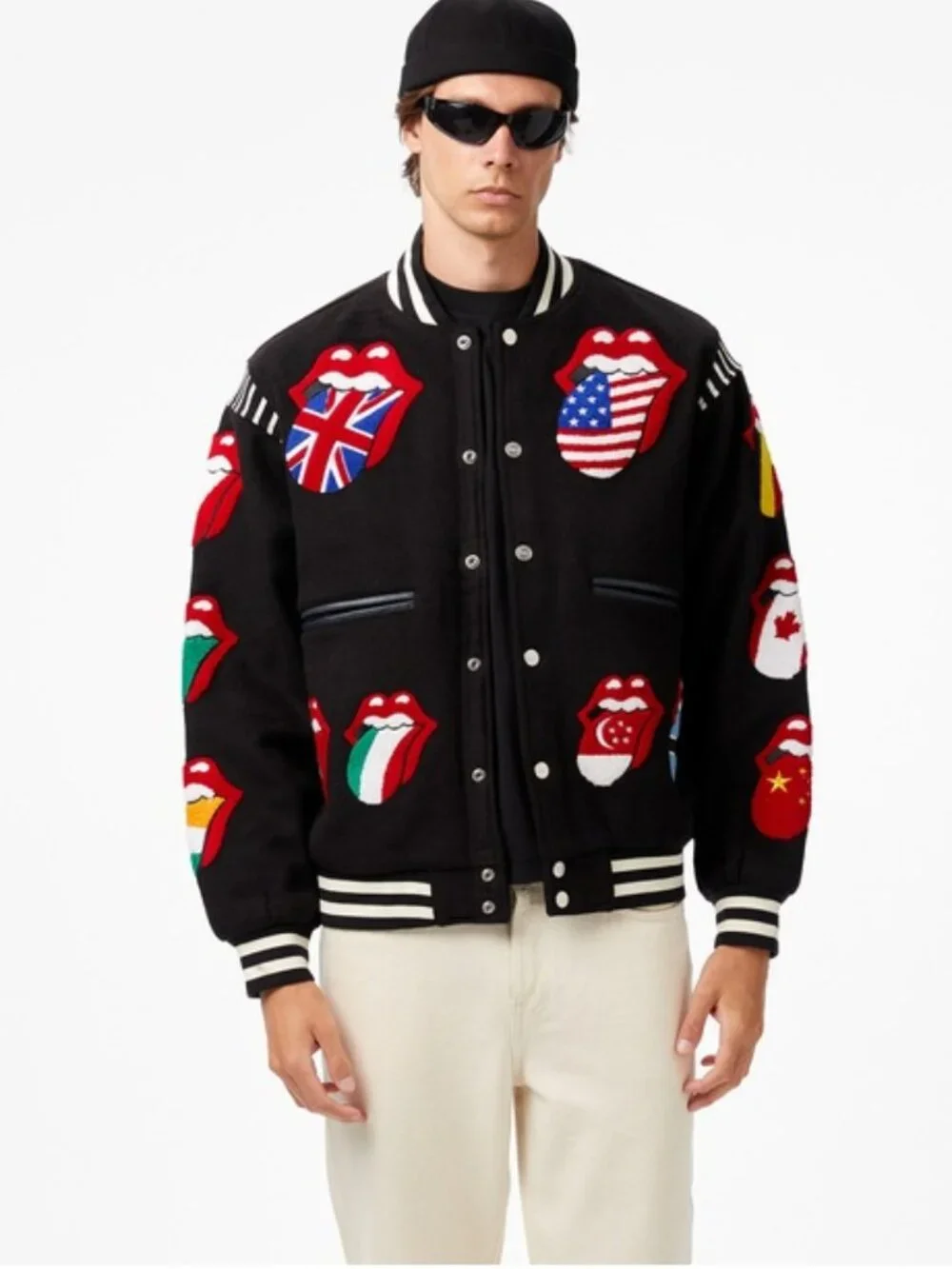 Rolling Stones x Market “Gimme Shelter” Varsity Jacket